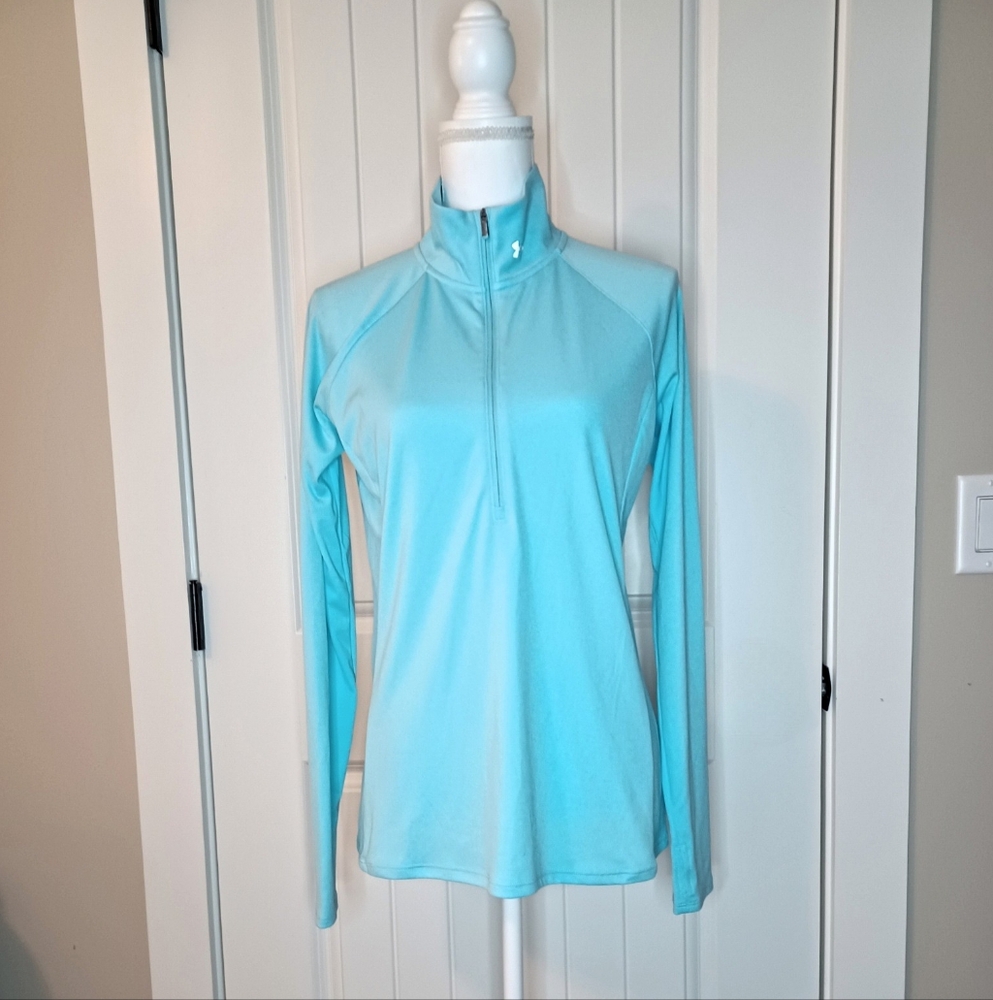 Women's HEAT GEAR Light Blue Long Sleeve Top